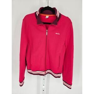 Ellesse Women's Pink Long Sleeve Collared Neck Zip Up Casual Jacket Size L